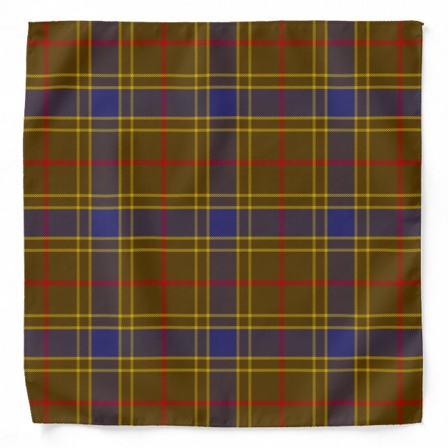 Clan Balfour Tartan Bandana (Front)