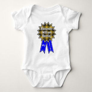 Clan Barclay #1 Award Blue Ribbon Baby Bodysuit