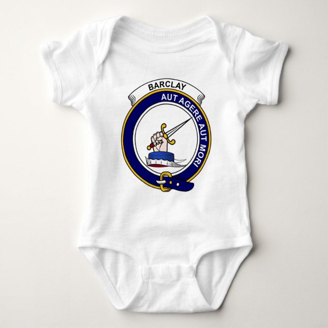 Clan Barclay Badge Baby Bodysuit (Front)