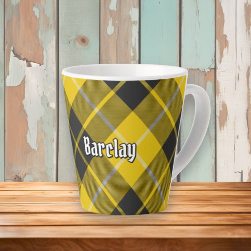 Clan Barclay Dress Tartan Latte Mug