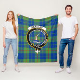 Tartanforlife Barclay selling Clan Badge Tartan Blanket