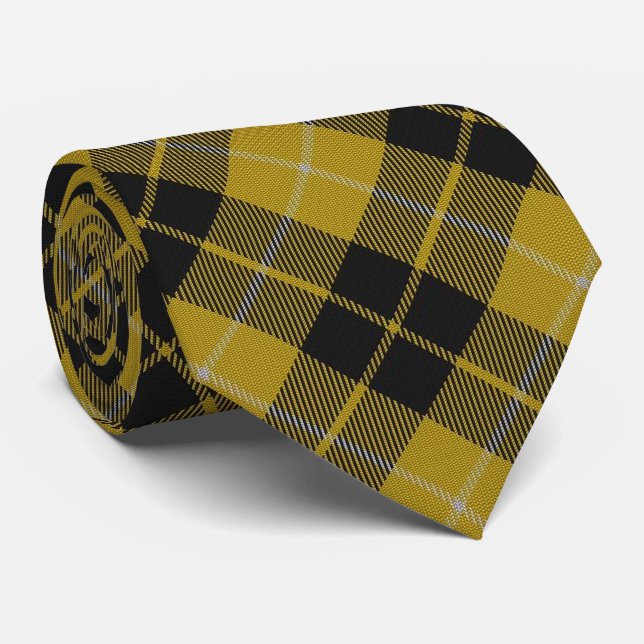 Clan Barclay Letter B Monogram Dress Tartan Neck Tie (Rolled)