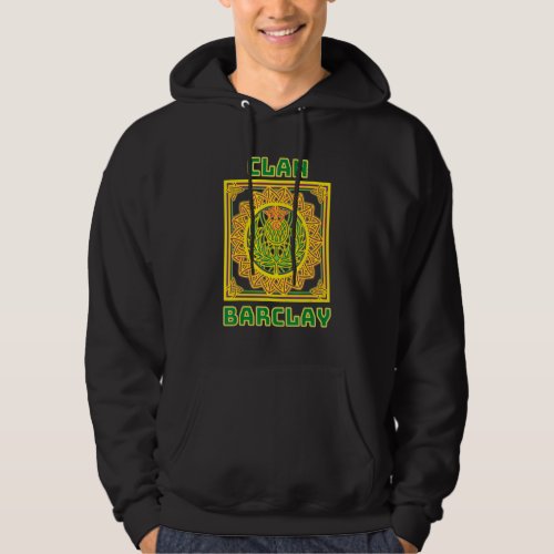 Clan Barclay Scottish Celtic Thistle Hoodie