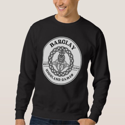 Clan Barclay Scottish Thistle Highland Games Sweatshirt