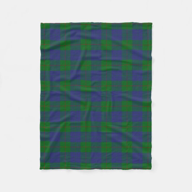 Clan Barclay Tartan Fleece Blanket (Front)