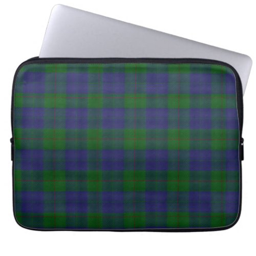 Clan Barclay Tartan Plaid Laptop Cover