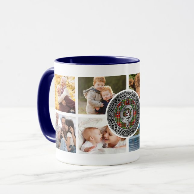 Clan Baxter Personalized Family Mug (Front Left)