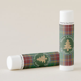 Clan Baxter Plaid Holiday Gift Lip Balm