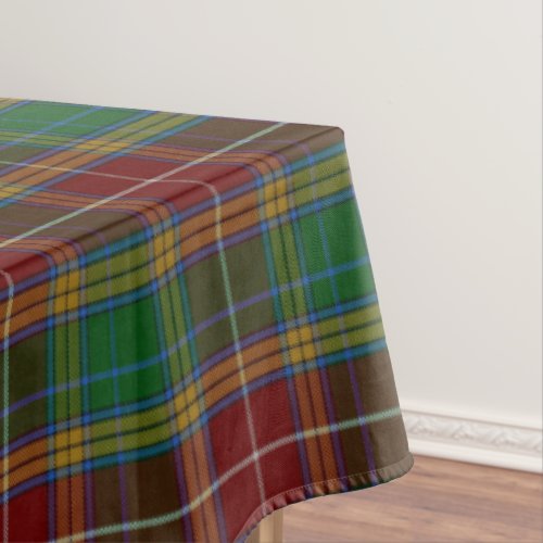 Clan Baxter Plaid Table Cloth