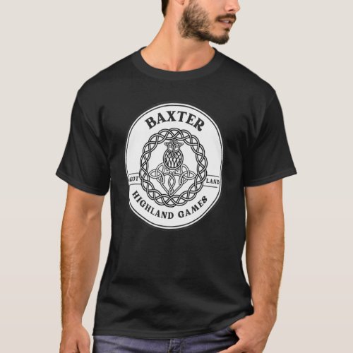 Clan Baxter Scottish Thistle Highland Games T_Shirt