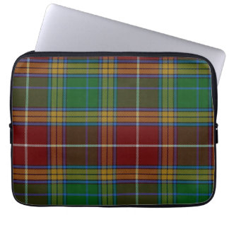 Clan Baxter Tartan Plaid Laptop Cover