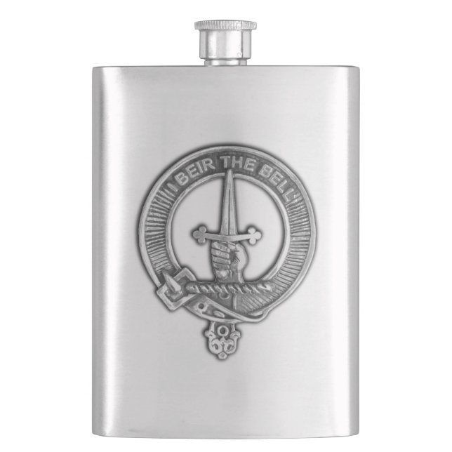 Clan Bell Crest Flask (Front)