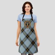 Clan Bell Crest over Tartan Apron