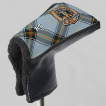 Clan Bell Crest over Tartan Golf Head Cover
