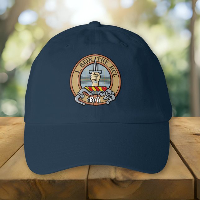 Clan Bell Crest over Tartan Hat (Creator Uploaded)