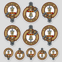 Clan Bell Crest Sticker Set