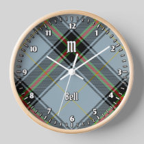 Clan Bell Tartan Clock