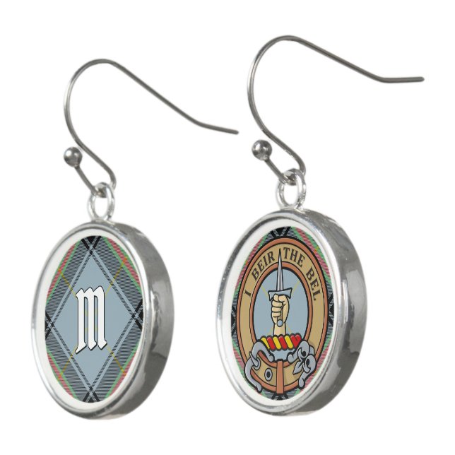 Clan Bell Tartan Earrings (Angled)