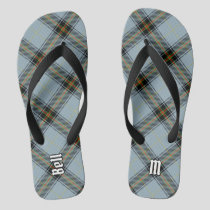 Clan Bell Tartan Flip Flops