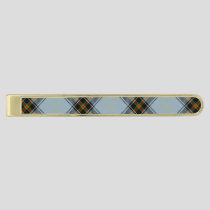 Clan Bell Tartan Gold Finish Tie Bar