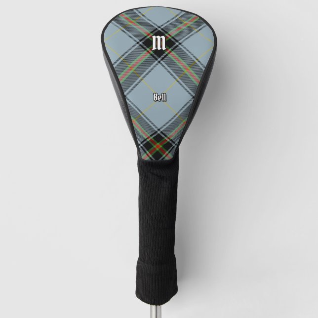 Clan Bell Tartan Golf Head Cover (Front)