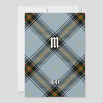 Clan Bell Tartan Invitation