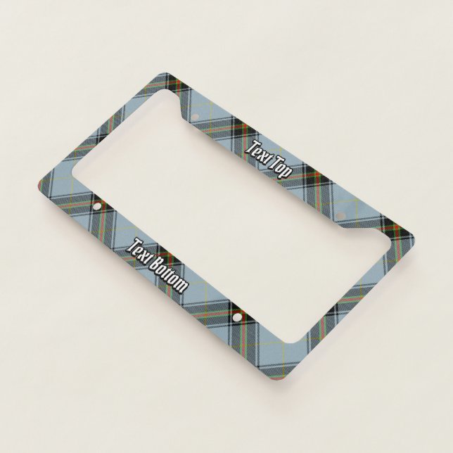 Clan Bell Tartan License Plate Frame (3/4)