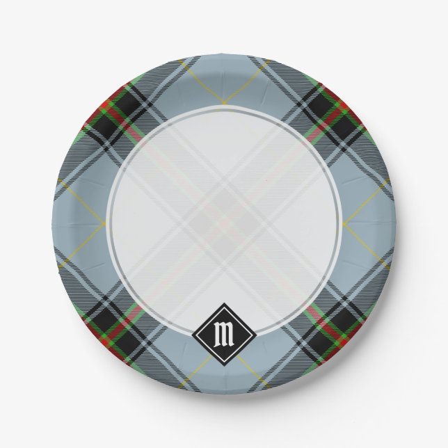 Clan Bell Tartan Paper Plates (Front)