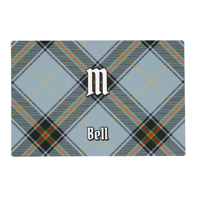 Clan Bell Tartan Placemat (Front)