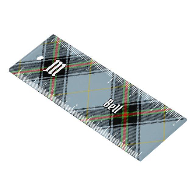 Clan Bell Tartan Ruler (Angled)
