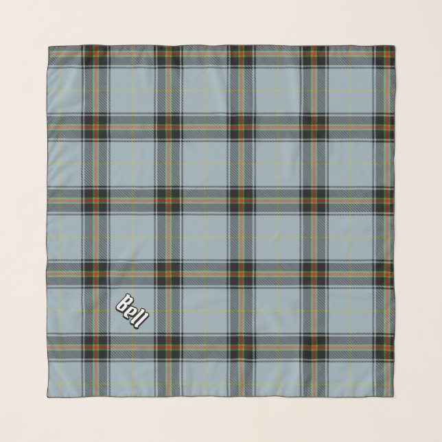 Clan Bell Tartan Scarf (Front (Horizontal))