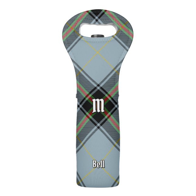 Clan Bell Tartan Wine Bag (Front)