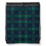 Clan Black Watch Tartan Plaid Blue Green Check Drawstring Bag