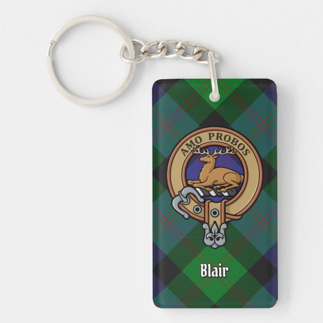 Clan Blair Crest Acrylic Keychain (Front)
