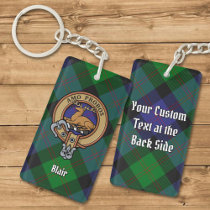 Clan Blair Crest Acrylic Keychain