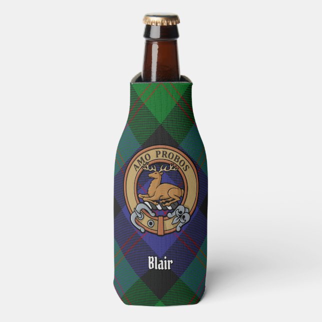 Clan Blair Crest Bottle Cooler (Bottle Front)