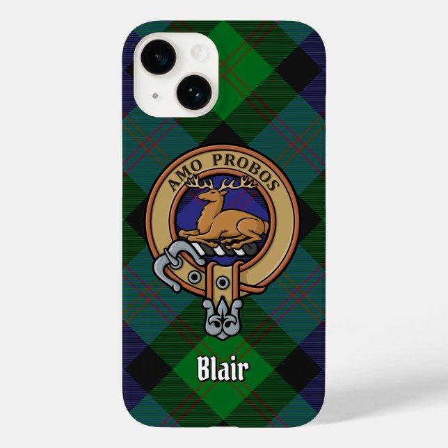 Clan Blair Crest Case-Mate iPhone Case (Back)