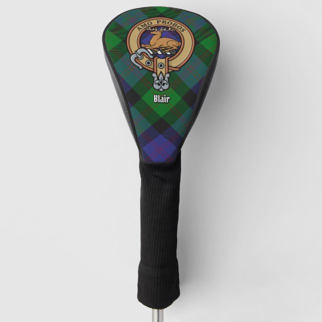 Clan Blair Crest Golf Head Cover (Front)