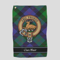 Clan Blair Crest Golf Towel