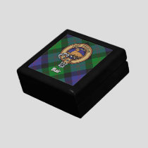 Clan Blair Crest over Tartan Gift Box