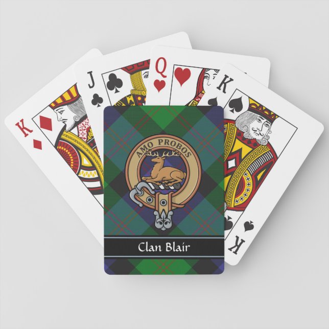 Clan Blair Crest Playing Cards (Back)