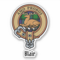 Clan Blair Crest Sticker