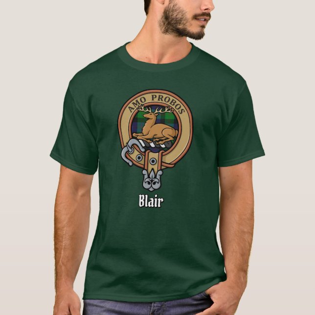 Clan Blair Crest T-Shirt (Front)