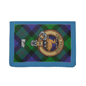 Clan Blair Crest Trifold Wallet (Front)