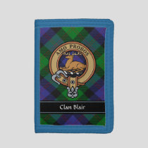 Clan Blair Crest Trifold Wallet