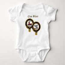 Clan Blair Crest with Name Baby Jumper