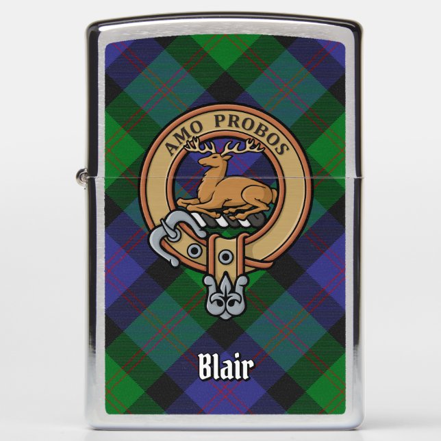 Clan Blair Crest Zippo Lighter (Front)