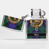 Clan Blair Crest Zippo Lighter (Opened)