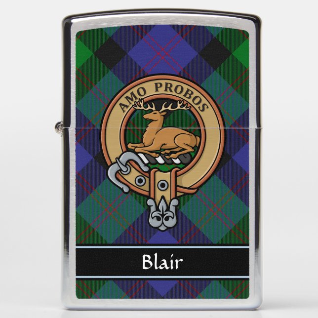 Clan Blair Crest Zippo Lighter (Front)