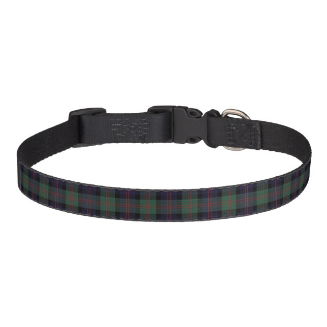 Clan Blair Modern Tartan Dog Collar (Front)